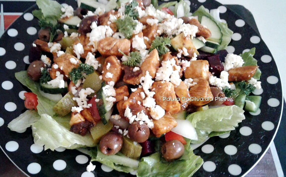 SPICY CHICKEN AND FETA SALAD Your Recipe Blog