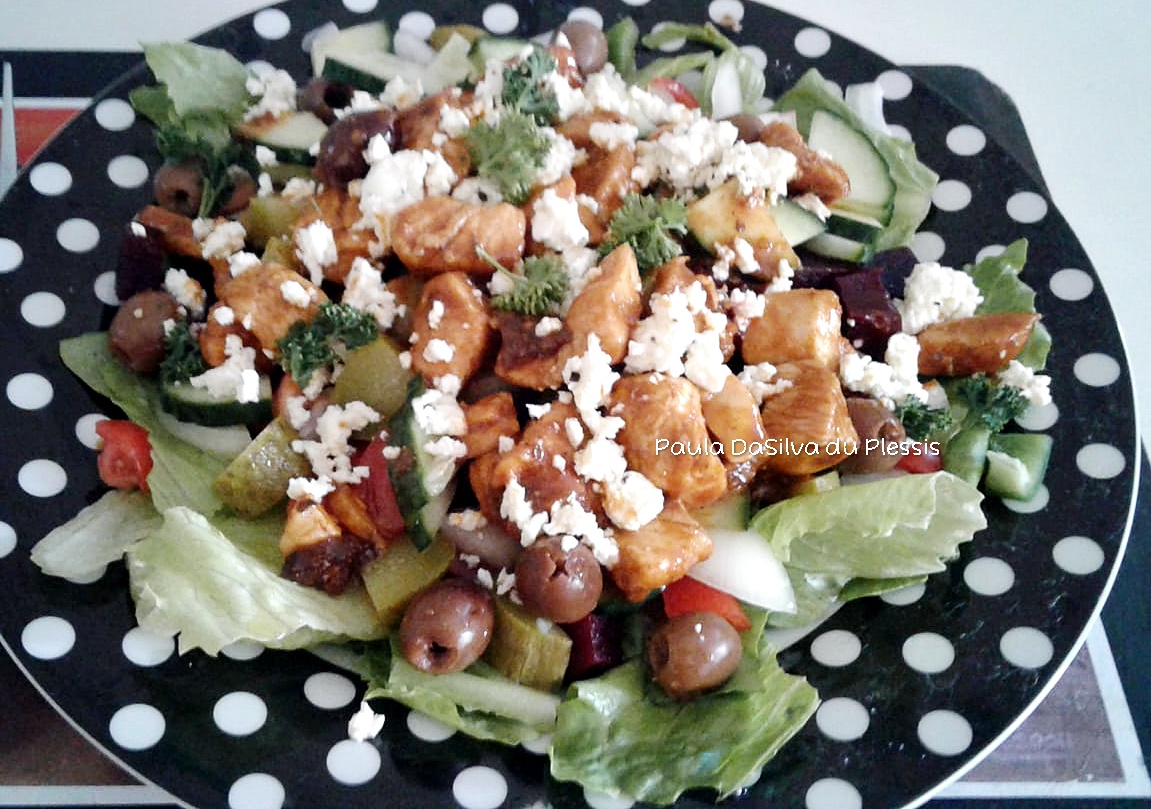 SPICY CHICKEN AND FETA SALAD - Your Recipe Blog